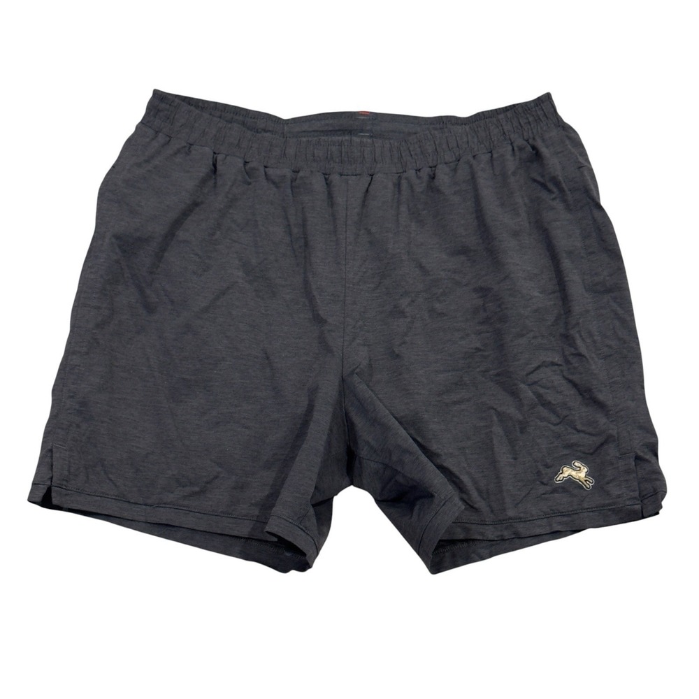 Tracksmith Mens Size Medium Gray Performance Running 5" Lined Session Shorts euc